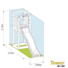 Konstrukce pro dětské hřiště Jungle gym Tower