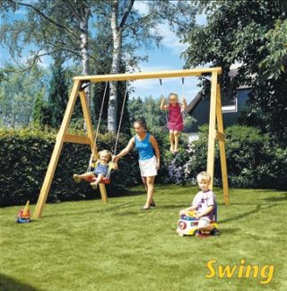 dětská houpačka Jungle Gym Swing se dvěma závěsnými sedátky